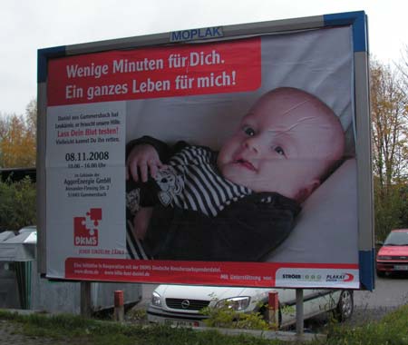 Großfläche Hilfe für Daniel